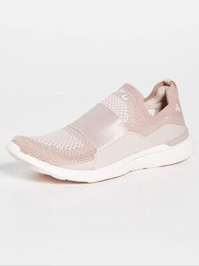 APL Lululemon TechLoom Bliss Women's Slip-On Athletic Sneaker Blush Pink